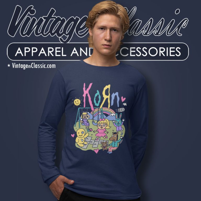 Sean Solomon Korn Cartoon Long Sleeve Tee Sean Solomon Korn Cartoon Long Sleeve Tee