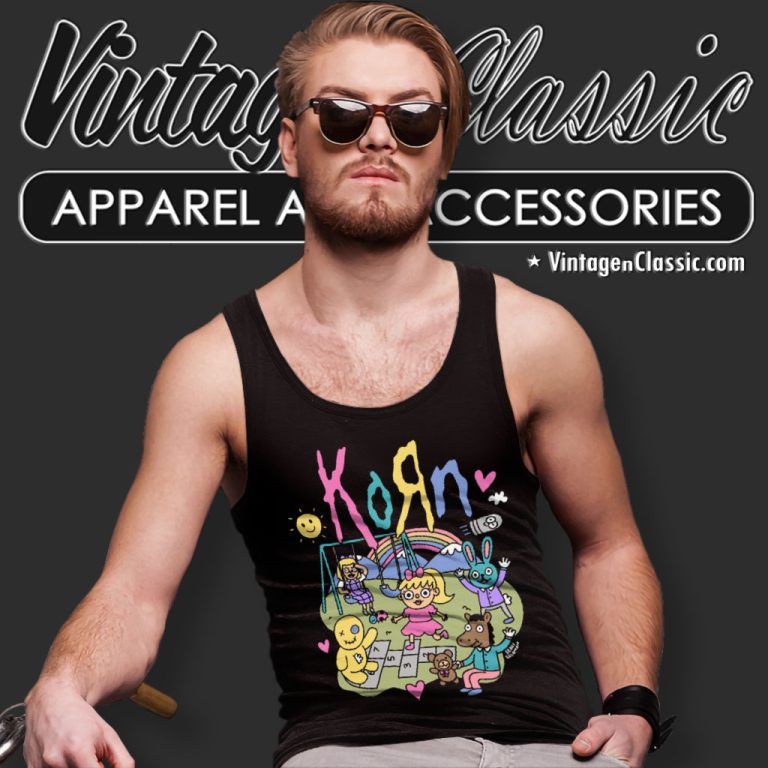 Sean Solomon Korn Cartoon Tank Top Racerback Sean Solomon Korn Cartoon Tank Top Racerback