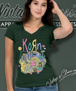 Sean Solomon Korn Cartoon V Neck TShirt
