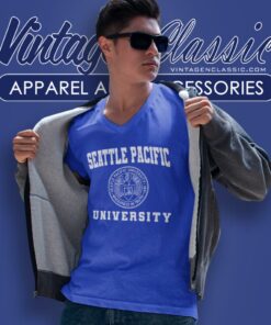 Seatle Pacific University V Neck TShirt