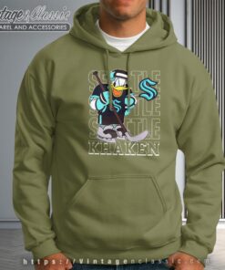 Seattle Kraken Donald Duck Hockey Shirt