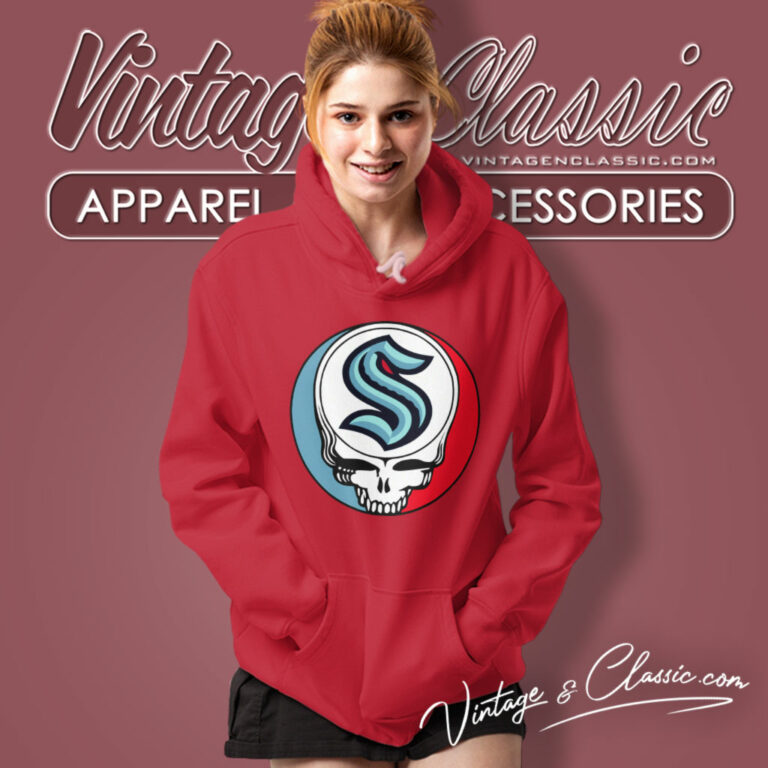 Seattle Kraken Grateful Dead Steal Your Face Hoodie Seattle Kraken Grateful Dead Steal Your Face Hoodie