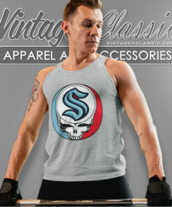 Seattle Kraken Grateful Dead Steal Your Face Tank Top Racerback