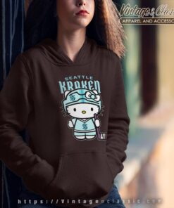 Seattle Kraken Hello Kitty Shirt Hoodie