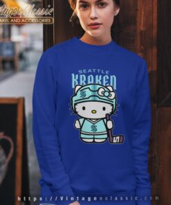 Seattle Kraken Hello Kitty Shirt Sweatshirt