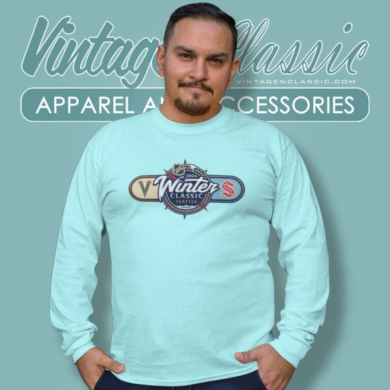 Seattle Kraken Vs Vegas Golden Knights 2024 Nhl Winter Classic Matchup Long Sleeve Tee Seattle Kraken Vs Vegas Golden Knights 2024 Nhl Winter Classic Matchup Long Sleeve Tee