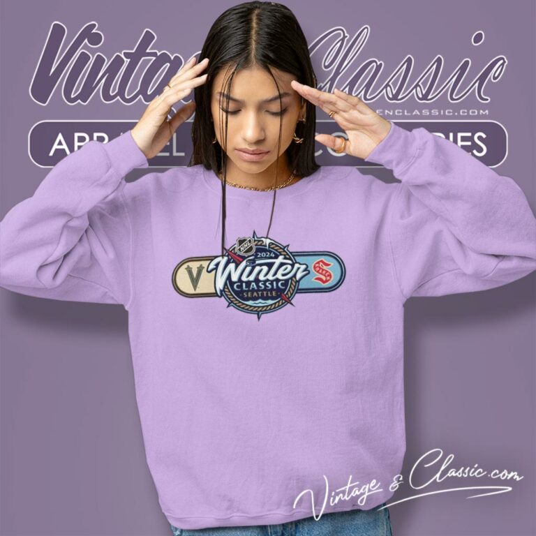 Seattle Kraken Vs Vegas Golden Knights 2024 Nhl Winter Classic Matchup Sweatshirt Seattle Kraken Vs Vegas Golden Knights 2024 Nhl Winter Classic Matchup Sweatshirt