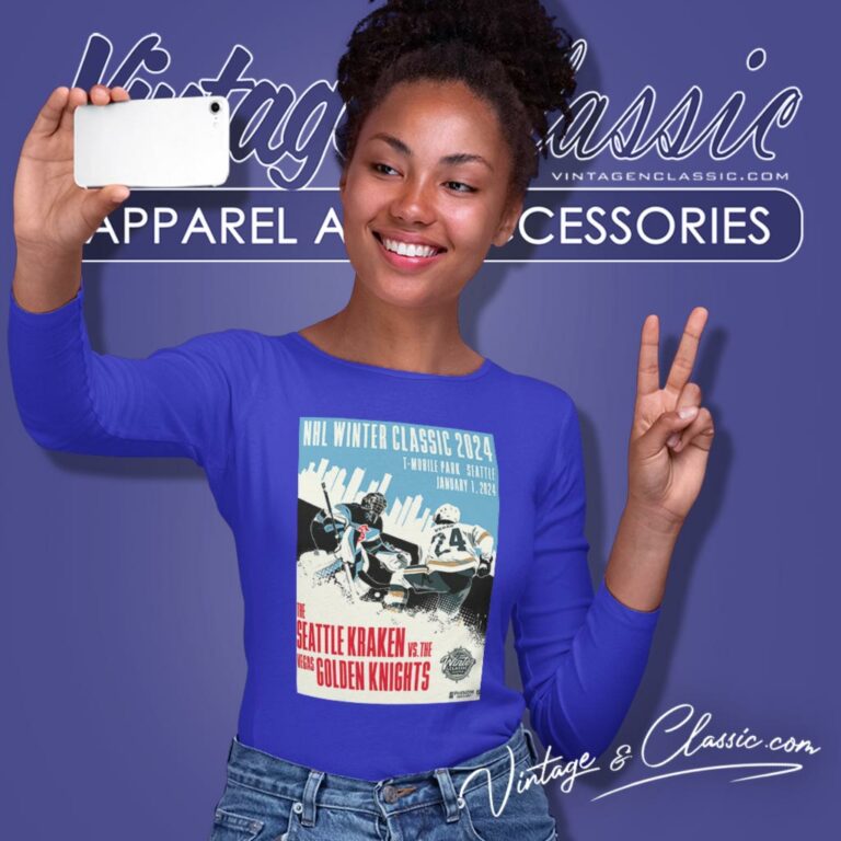 Seattle Kraken Vs Vegas Golden Knights Phenom Gallery 2024 Winter Classic Long Sleeve Tee Seattle Kraken Vs Vegas Golden Knights Phenom Gallery 2024 Winter Classic Long Sleeve Tee