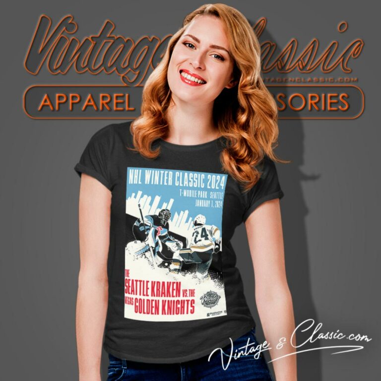 Seattle Kraken Vs Vegas Golden Knights Phenom Gallery 2024 Winter Classic Women T Shirt Seattle Kraken Vs Vegas Golden Knights Phenom Gallery 2024 Winter Classic Women T Shirt