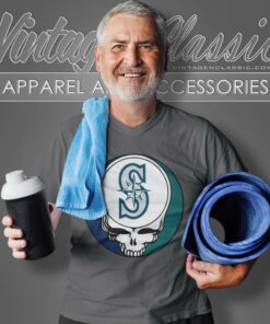 Seattle Mariners Grateful Dead Steal Your Face V Neck TShirt