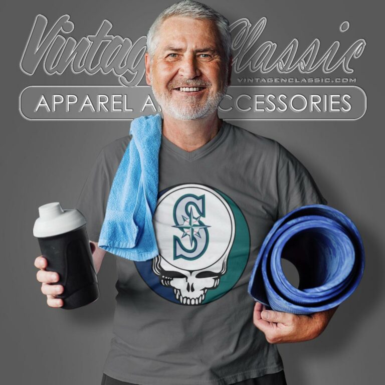 Seattle Mariners Grateful Dead Steal Your Face V Neck TShirt Seattle Mariners Grateful Dead Steal Your Face V Neck TShirt