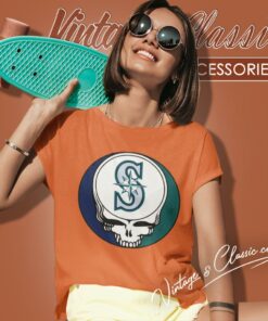 Seattle Mariners Grateful Dead Steal Your Face Women T Shirt