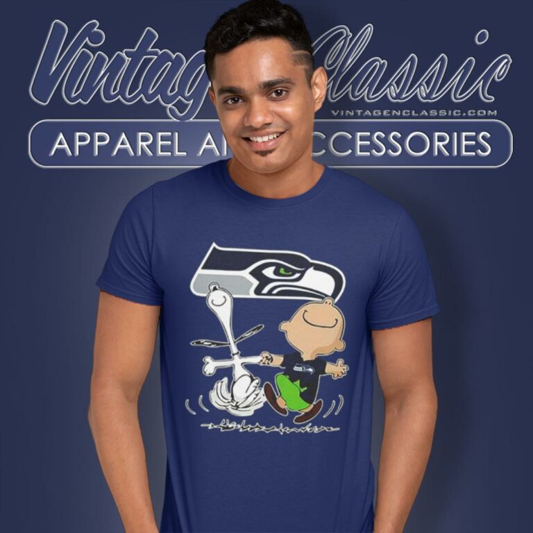 Seattle Seahawks Charlie Brown Snoopy Dancing T Shirt Seattle Seahawks Charlie Brown Snoopy Dancing T Shirt