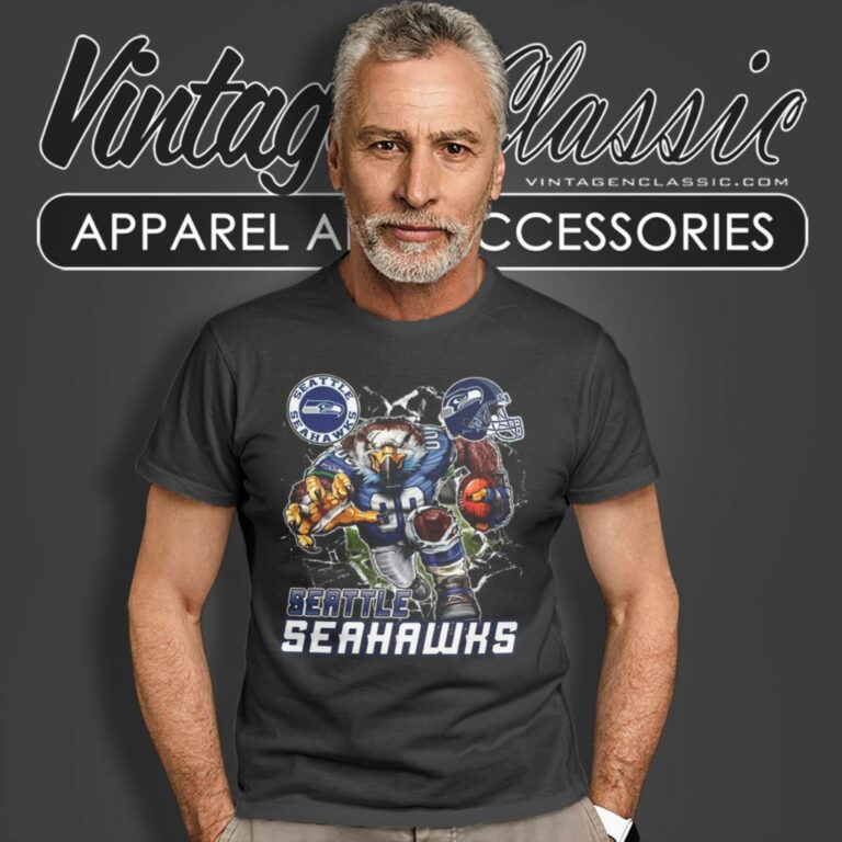 Seattle Seahawks Football Mascot T Shirt Seattle Seahawks Football Mascot T Shirt