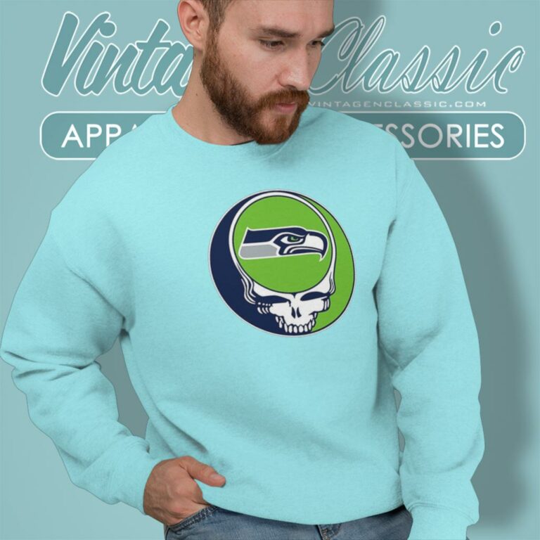 Seattle Seahawks Grateful Dead Steal Your Face Sweatshirt Seattle Seahawks Grateful Dead Steal Your Face Sweatshirt