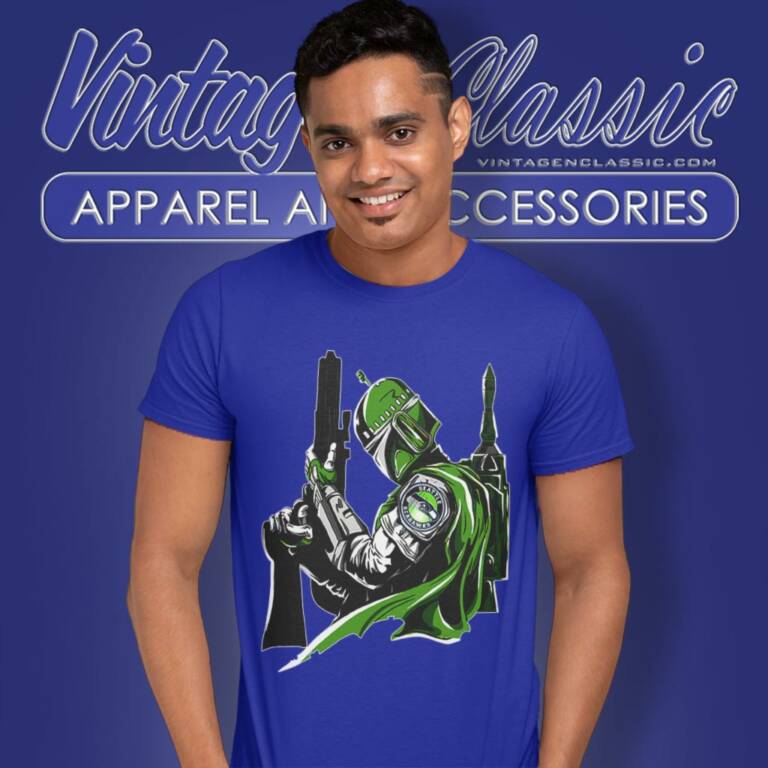 Seattle Seahawks Mandalorian Star Wars T Shirt Seattle Seahawks Mandalorian Star Wars T Shirt