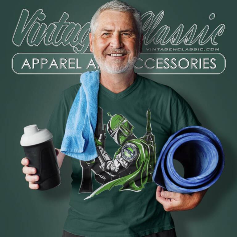 Seattle Seahawks Mandalorian Star Wars V Neck TShirt Seattle Seahawks Mandalorian Star Wars V Neck TShirt