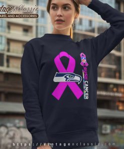 Seattle Seahawks Nfl Crush Cancer 2023 Sweatshirt