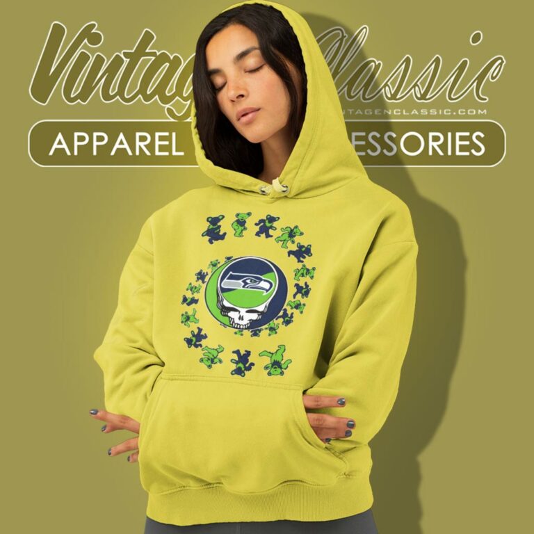 Seattle Seahawks Nfl Grateful Dancing Bears Hoodie Seattle Seahawks Nfl Grateful Dancing Bears Hoodie