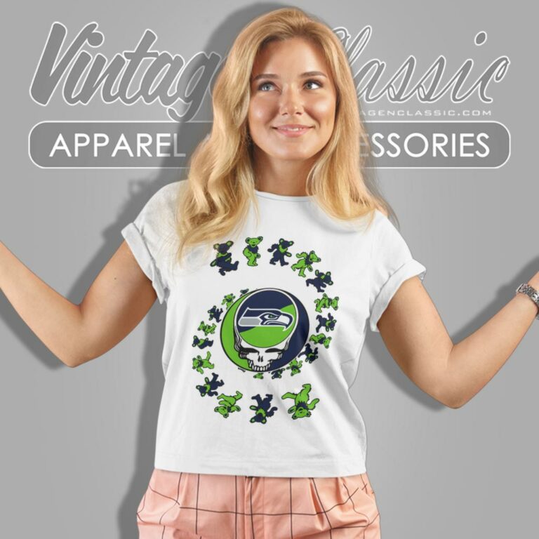 Seattle Seahawks Nfl Grateful Dancing Bears Women T Shirt Seattle Seahawks Nfl Grateful Dancing Bears Women T Shirt