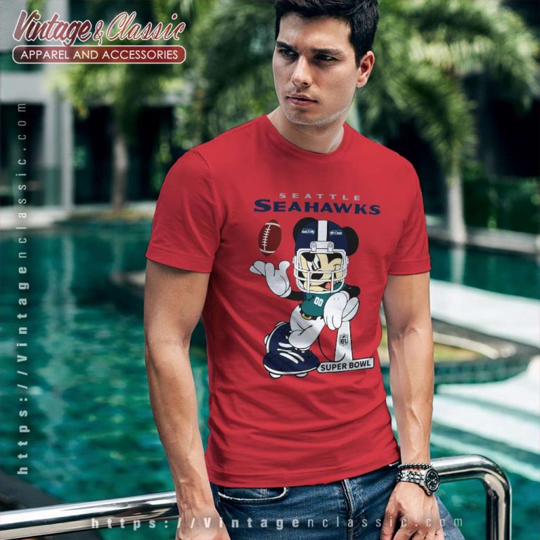 Seattle Seahawks Shirt Mickey Mouse Disney Super Bowl Football T Shirt Seattle Seahawks Shirt Mickey Mouse Disney Super Bowl Football T Shirt