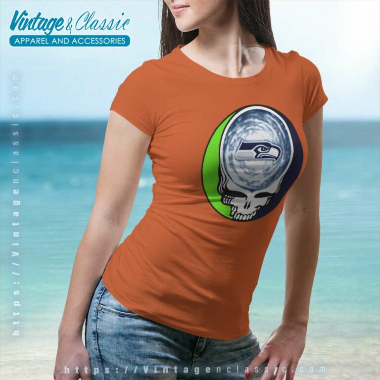 Seattle Seahawks Shirt Nfl Grateful Dead Logo Women TShirt Seattle Seahawks Shirt Nfl Grateful Dead Logo Women TShirt