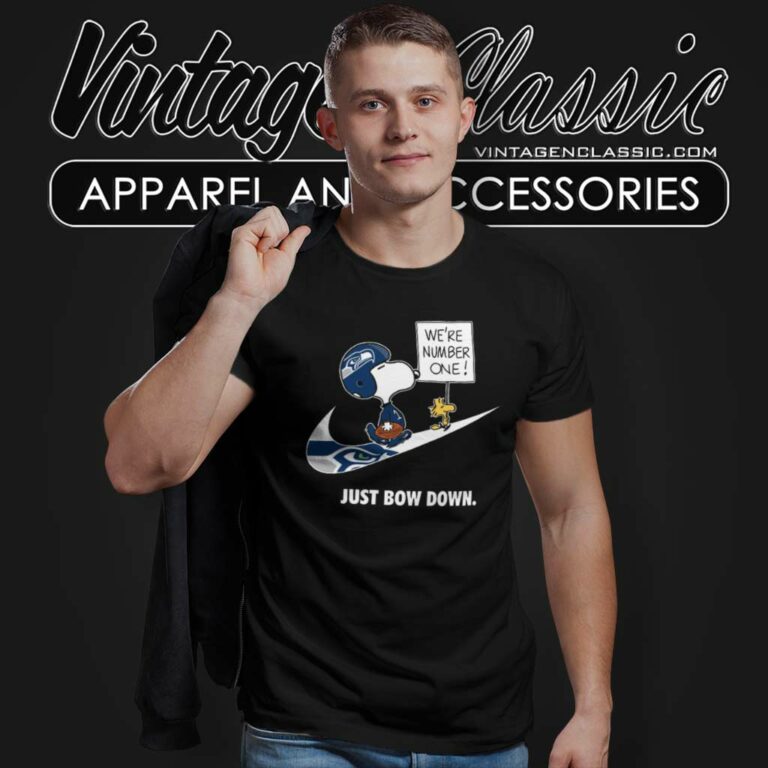 Seattle Seahawks Snoopy Are Number One Shirt Nike Just Bow Down T Shirt Seattle Seahawks Snoopy Are Number One Shirt Nike Just Bow Down T Shirt