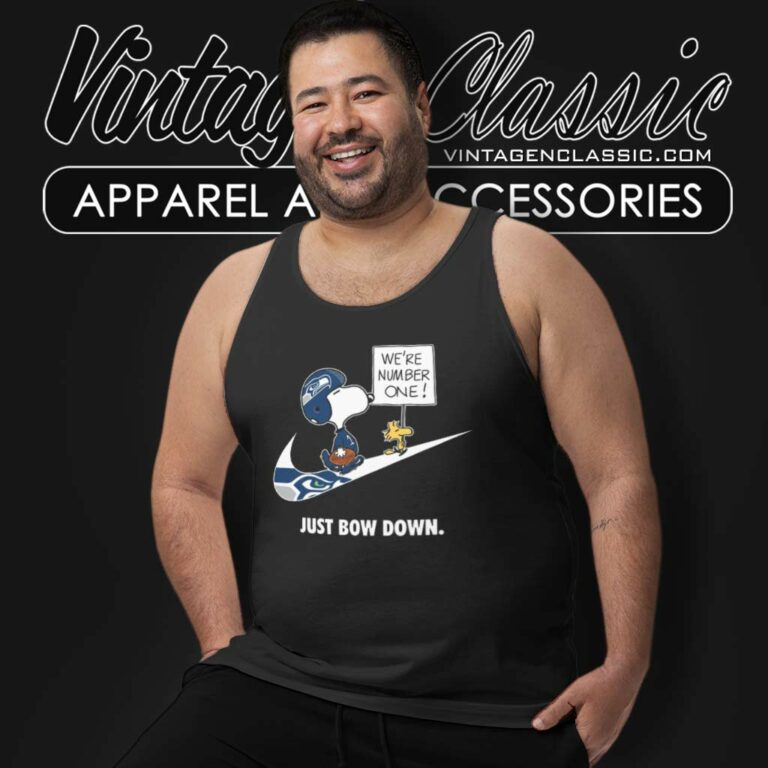 Seattle Seahawks Snoopy Are Number One Shirt Nike Just Bow Down Tank Top Racerback Seattle Seahawks Snoopy Are Number One Shirt Nike Just Bow Down Tank Top Racerback