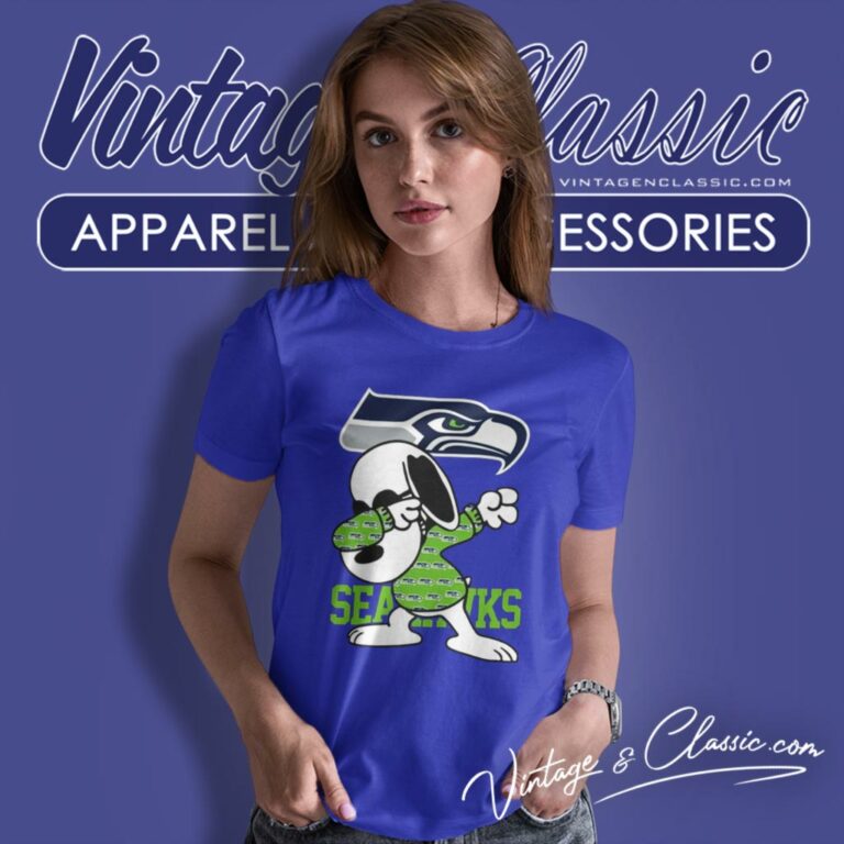 Seattle Seahawks Snoopy Dabbing Women T Shirt Seattle Seahawks Snoopy Dabbing Women T Shirt