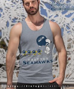 Seattle Seahawks Snoopy Woodstock Team Walking Shirt
