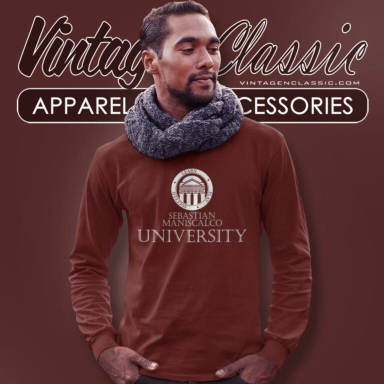 Sebastian Maniscalco University Long Sleeve Tee Sebastian Maniscalco University Long Sleeve Tee