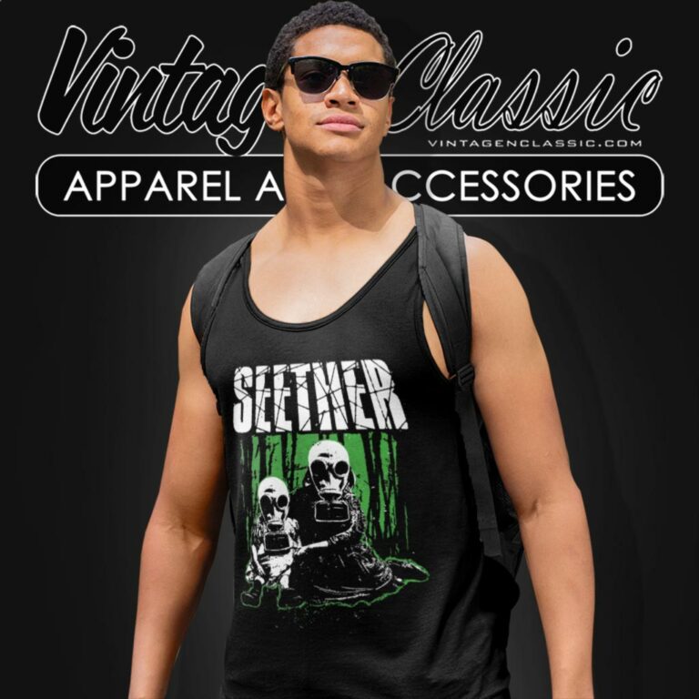 Seether Gasmask Tank Top Racerback Seether Gasmask Tank Top Racerback