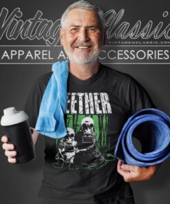Seether Gasmask V Neck TShirt