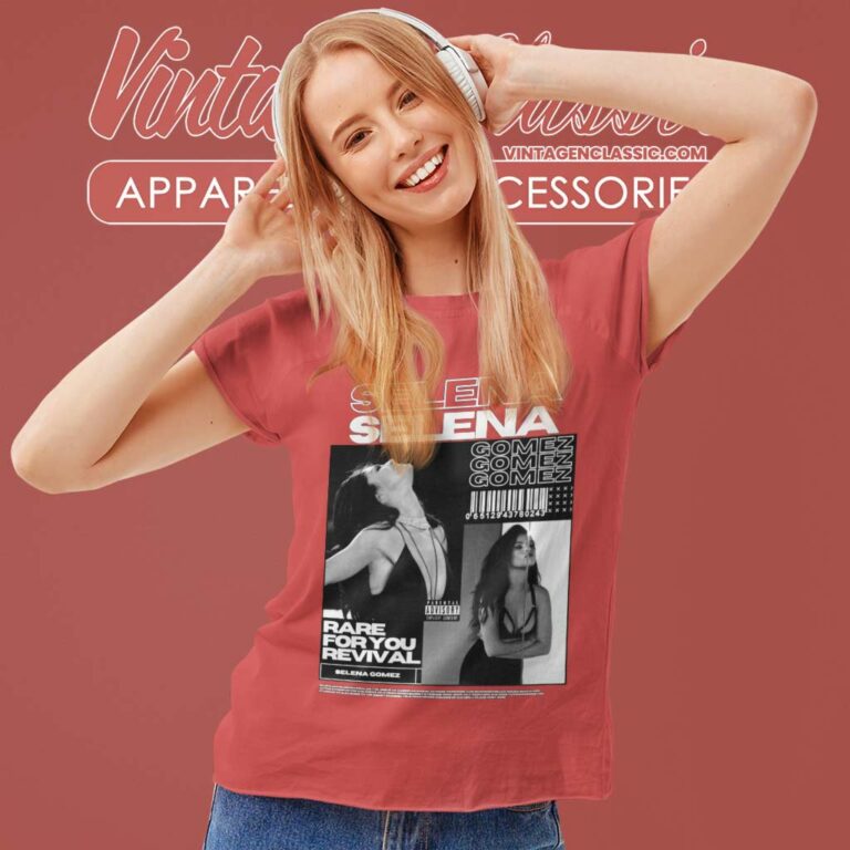 Selena Gomez Shirt Rare For You Revival Women TShirt Selena Gomez Shirt Rare For You Revival Women TShirt