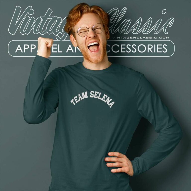 Selena Gomez Shirt Team Selena Long Sleeve Tee Selena Gomez Shirt Team Selena Long Sleeve Tee
