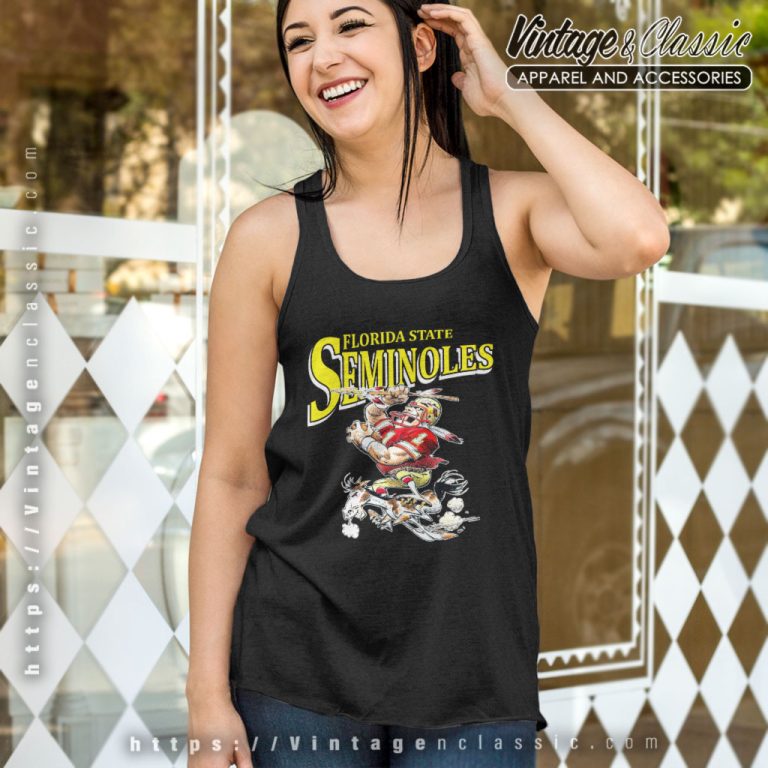 Seminoles Florida State Shirt Nutmeg Single Stitch American Tank Top Racerback Seminoles Florida State Shirt Nutmeg Single Stitch American Tank Top Racerback