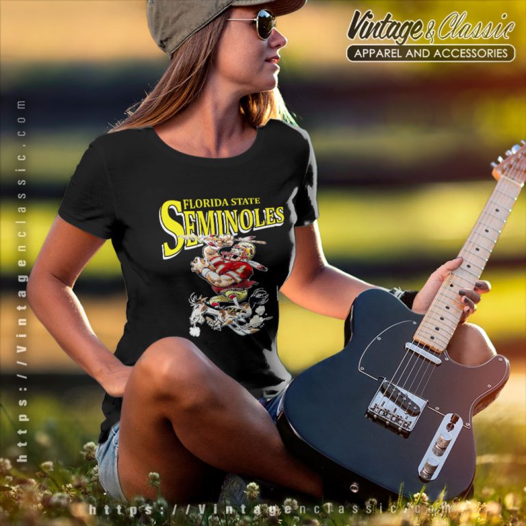 Seminoles Florida State Shirt Nutmeg Single Stitch American Women T Shirt Seminoles Florida State Shirt Nutmeg Single Stitch American Women T Shirt