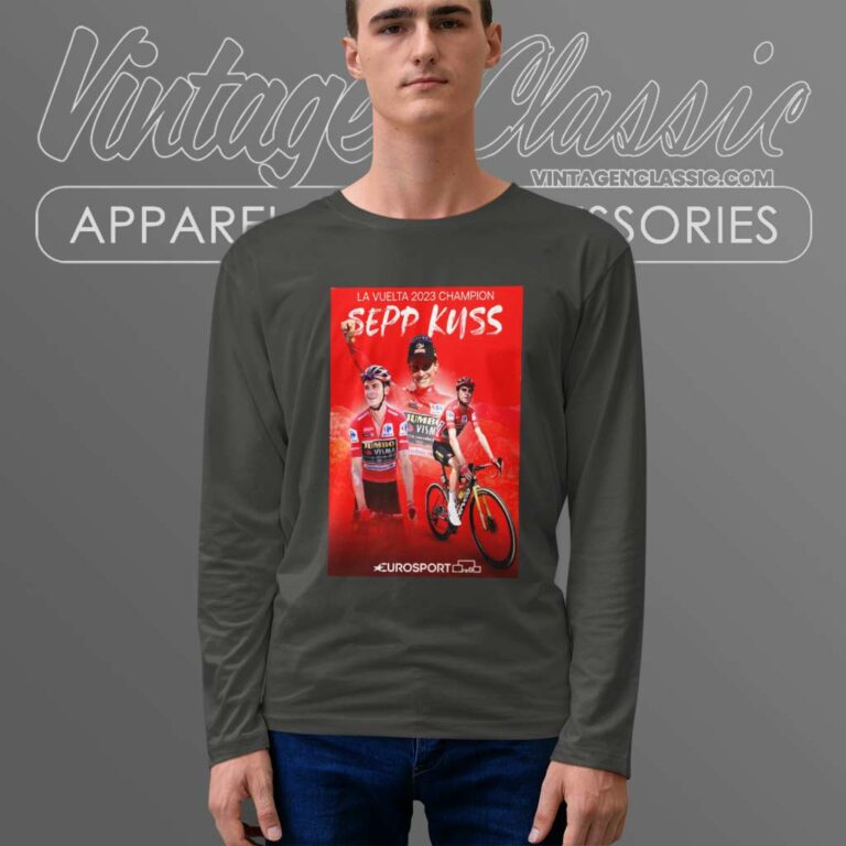 Sepp Kuss Champs La Vuelta 2023 Champion Long Sleeve Tee Sepp Kuss Champs La Vuelta 2023 Champion Long Sleeve Tee