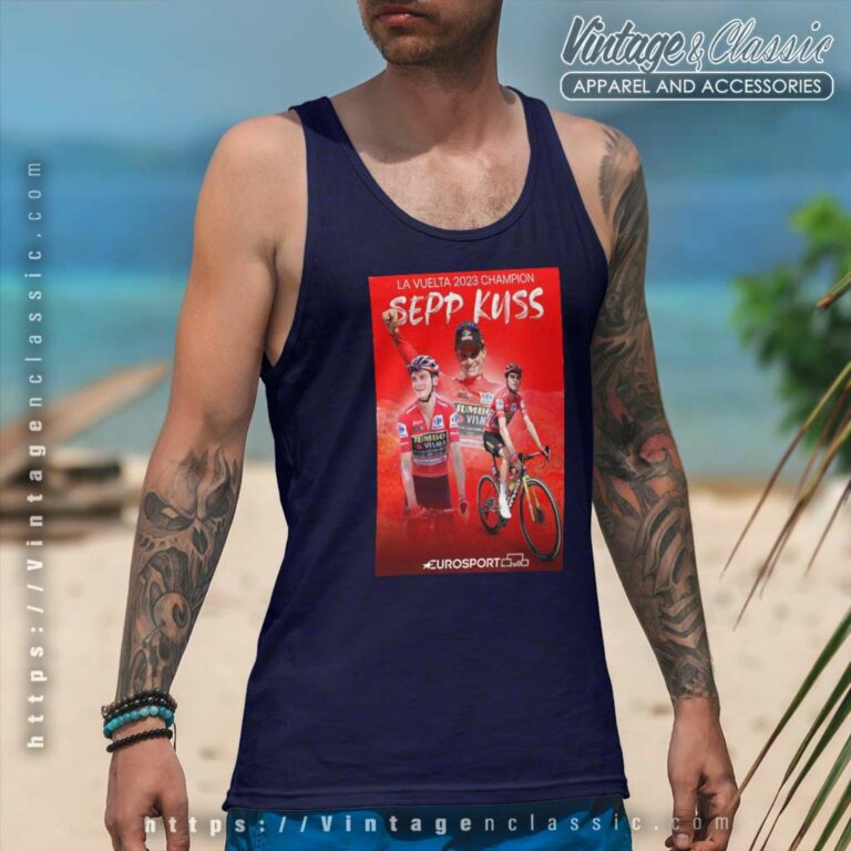 Sepp Kuss Champs La Vuelta 2023 Champion Tank Top Racerback Sepp Kuss Champs La Vuelta 2023 Champion Tank Top Racerback