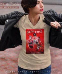 Sepp Kuss Champs La Vuelta 2023 Champion Shirt 5 Sepp Kuss Champs La Vuelta 2023 Champion V Neck TShirt