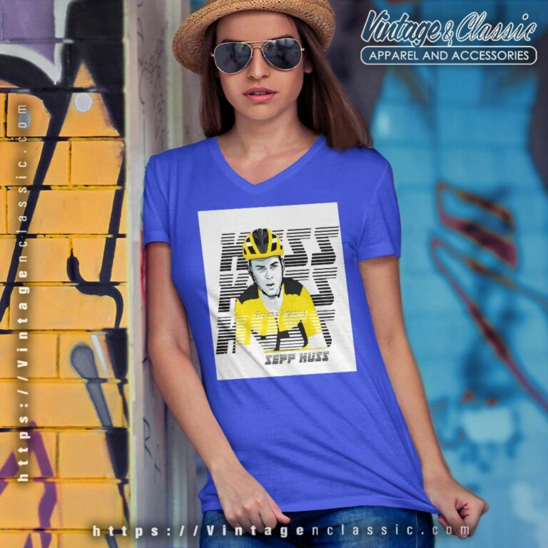 Sepp Kuss Pro Cyclist Super Talent American Racer V Neck TShirt Sepp Kuss Pro Cyclist Super Talent American Racer V Neck TShirt