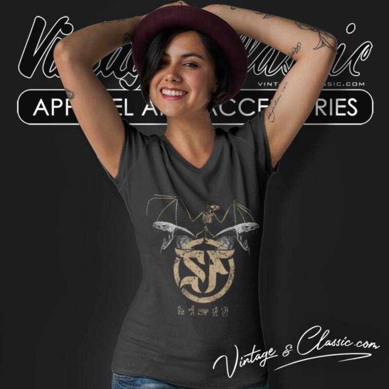 Septicflesh Cobra Bat V Neck TShirt Septicflesh Cobra Bat V Neck TShirt