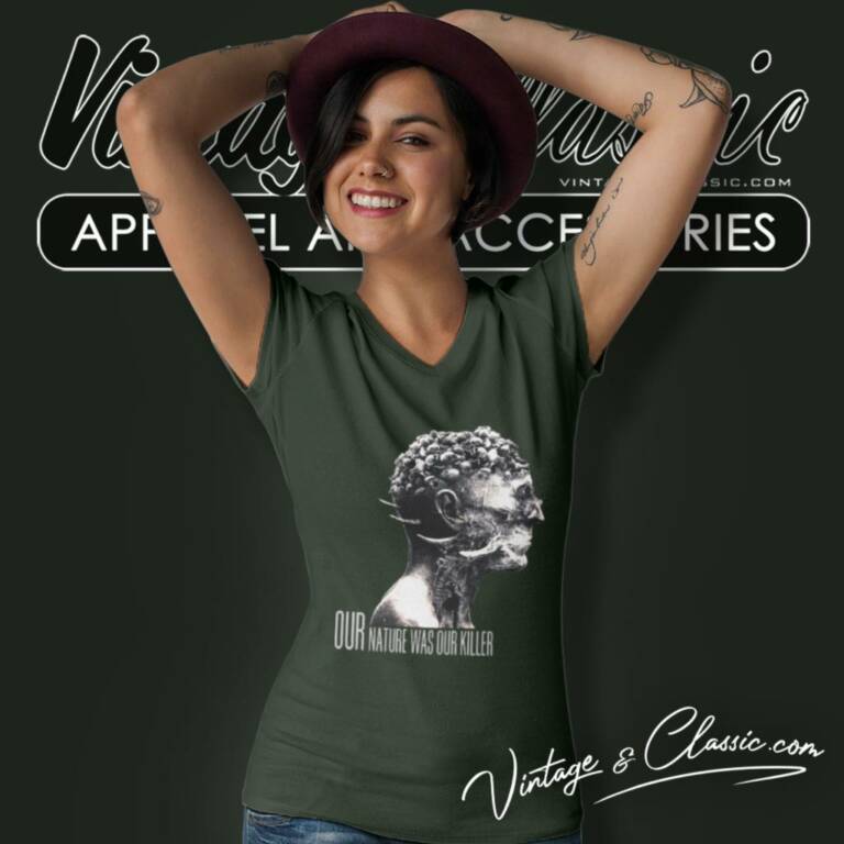 Septicflesh Modern I V Neck TShirt Septicflesh Modern I V Neck TShirt