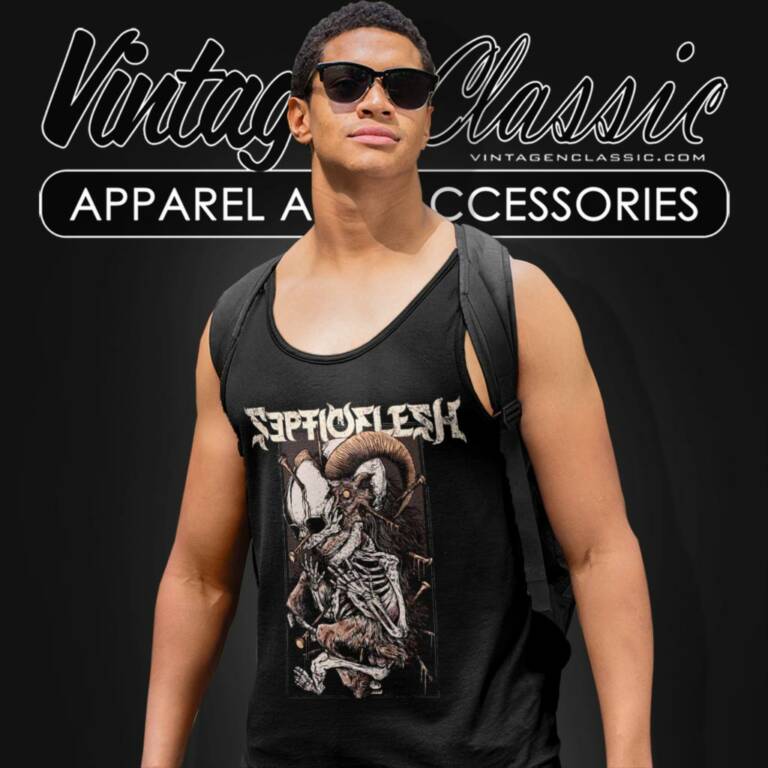 Septicflesh Shirt Codex Omega Usa Tour Tank Top Racerback Septicflesh Shirt Codex Omega Usa Tour Tank Top Racerback