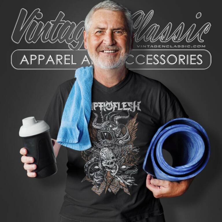Septicflesh Shirt The Eldest Cosmonaut V Neck TShirt Septicflesh Shirt The Eldest Cosmonaut V Neck TShirt
