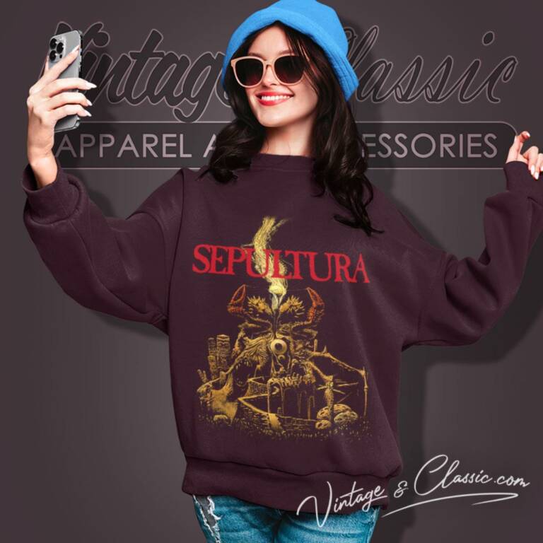 Sepultura Arise Album 1991 Sweatshirt Sepultura Arise Album 1991 Sweatshirt