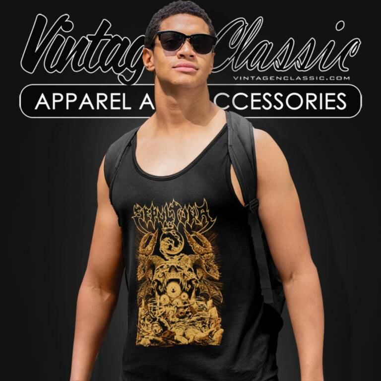 Sepultura Arise Album 1991 Tank Top Racerback Sepultura Arise Album 1991 Tank Top Racerback