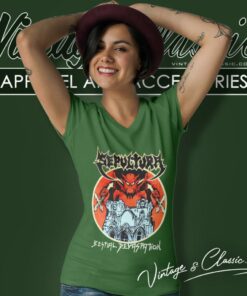 Sepultura Bestival Devastion V Neck TShirt