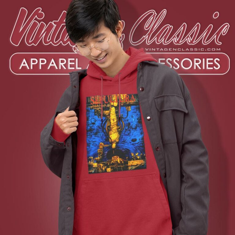 Sepultura Bootleg Chaos Ad Hoodie Sepultura Bootleg Chaos Ad Hoodie