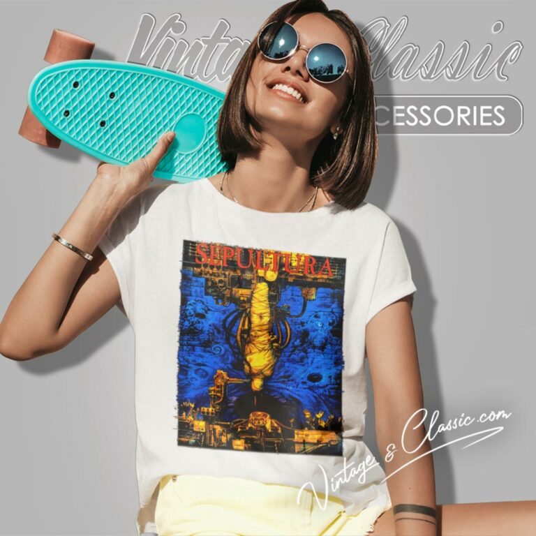 Sepultura Bootleg Chaos Ad Women T Shirt Sepultura Bootleg Chaos Ad Women T Shirt